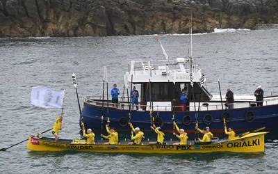 Galiziako uretan jokatuko dute traineruen Espainiako Txapelketa gaur eta bihar