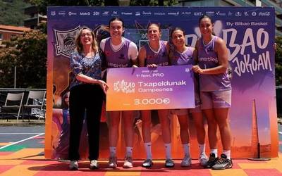 Smartlog Ointxek 'Bilbao Jokoan 3x3' txapelketa irabazi du