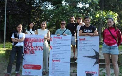 [EGITARAUA] Durangaldeko GKS eta IASek udako martxa aurkeztu dute Elorrion
