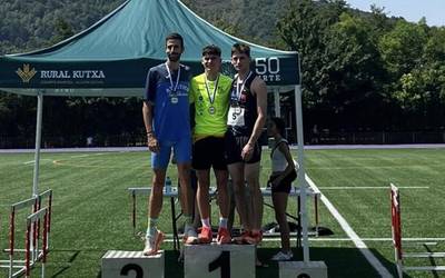 Brontzezko dominak lortu dituzte Aranbarrik, Boschek eta Nuinek Gipuzkoako Atletismo Txapelketan