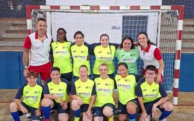 Leire Esnal, areto futboleko Espainiako txapeldunorde Gaztela eta Leongo selekzioarekin