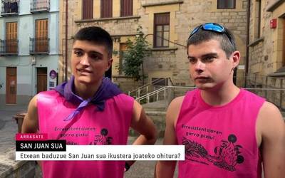 Kale inkesta: zer-nolako garrantzia du San Juan suak arrasatearrentzat?