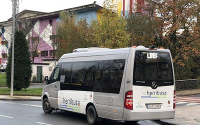 Herribusa goizetan ibiliko da bakarrik datozen bi astetan