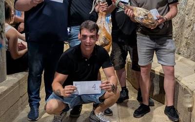 Aitor Oñederra nagusi Andramaixetako bola-joko txapelketan