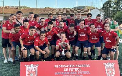 Nafarroako Superkopa irabazi du Baztan Futbol Taldeak