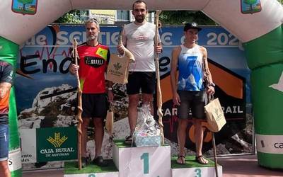 Carreña Trail mendi lasterketa irabazi du Asier Ostolazak