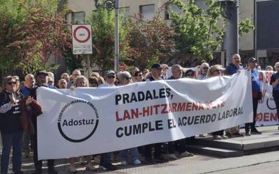Azkoititik igaroko da irakasle jubilatuen Adostuz elkartearen aldarrikapen itzulia