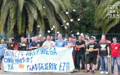 Tubacex Taylor enpresako langileek greba mugagabera joko dute bihar, 13 urtetan ez delako berritu euren lan hitzarmena