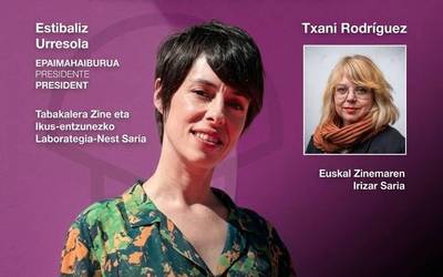 Txani Rodriguez eta Esti Urresola Zinemaldiko epaimahaikideak izango dira