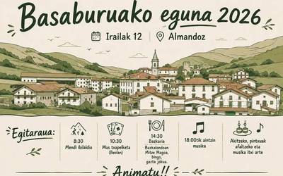 Basaburuko egunerako prest!
