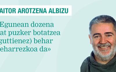 Dozena bat puzker egunean