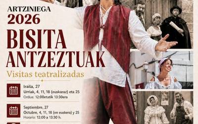 Artziniegak antzeztutako bost bisita-jardunaldi berri hartuko ditu udazken honetan