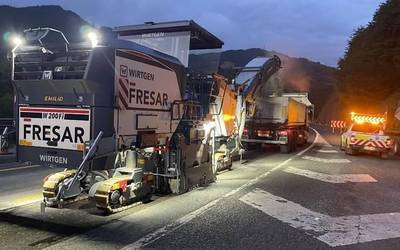 Fresatze lanek eragina edukiko dute asteburuan AP-8 autobidean, Mendaro eta Elgoibar artean