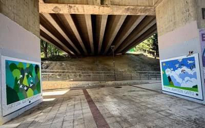 Egur arte tailerrekoen horma irudiak, zubipea dotoretzeko