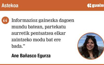 Partekatzea ere erantzukizuna da