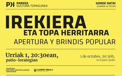 PARKEA Kultura Topaguneak ateak irekiko ditu urriaren 1ean, kulturaren eta sormenaren etapa berri bati hasiera emanez