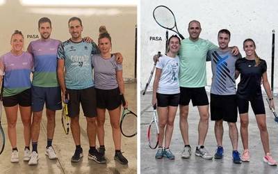 Urrozko frontenis txapelketako finalistak erabakiak gelditu dira