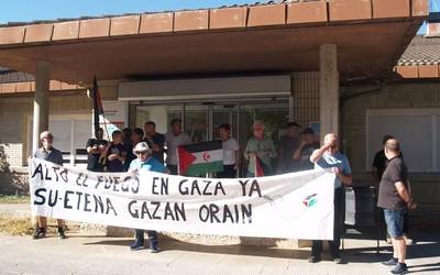 Palestinaren alde Iruñean eginen den manifestazioan parte hartzera deitu dute