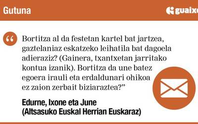 Eta alderantziz gertatuko balitz?
