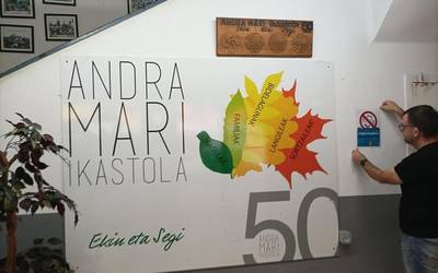 Mugikorrik gabeko arnasgunea bihurtu da Andra Mari ikastola