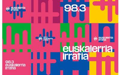 Euskalerria Irratiaren logo berria: komunikazioa eta komunitatea, eskutik helduta