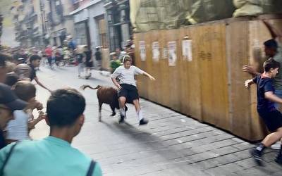 Zezentxoak Errosario kaleko jaietan