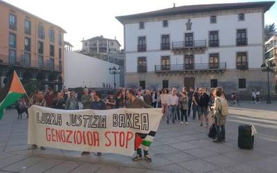 Gernika-Palestinaren mobilizazio deialdiarekin bat egingo dute bihar Azkoitian