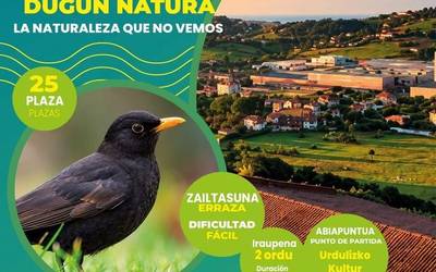 'Ikusten ez dugun natura' ezagutzeko ibilbidea antolatuko dute Urdulizen
