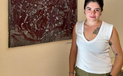 Maialen Gallastegiren 'Desidatzi' erakusketa ikusgai dago bibliotekan