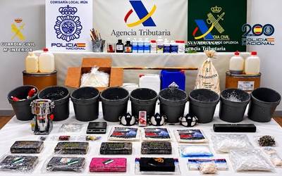 Miaketak egin dituzte Orion, droga trafikoaren aurkako polizia operazio bati lotuta
