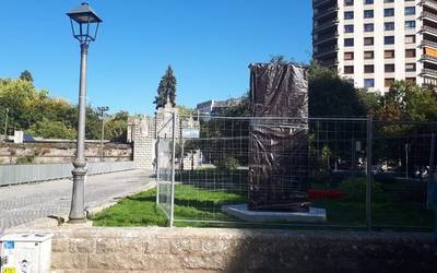 Larunbatean inauguratuko du Yala Nafarroa Palestinarekin elkarteak Palestinaren omenez egindako monumentua