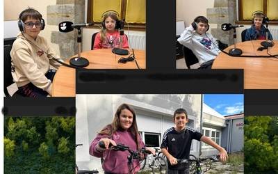 "Etxetik ikastetxera eta ikastetxetik etxera joan-etorria bizikletan eta patinetan egiten dugu"