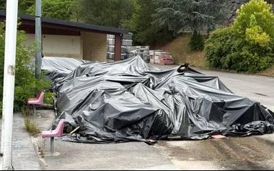 Gomestio baserriko egurrezko egitura egoera onean dagoela dio Arrasateko Udalak