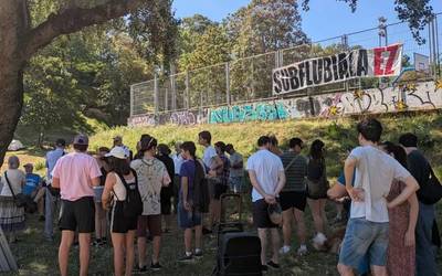 Itsasadarreko azpiko tunela geldiarazteko manifestazioa egingo dute zapatuan, Areetan