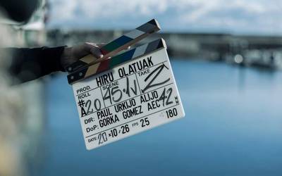 Iñake Irastorza, Urkijoren 'Hiru olatuak' filmeko aktoreen artean