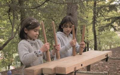Santa Barbara parkeaz gozatu dute, jolastuz eta esploratuz