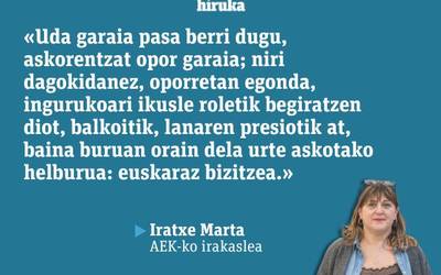 Etxekoandre ederra nintzen