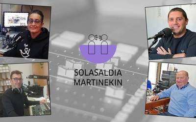 Martinekin solasaldian Euskal Herriko Bertsolari Txapelketaz,aktualitateaz, kirolaz